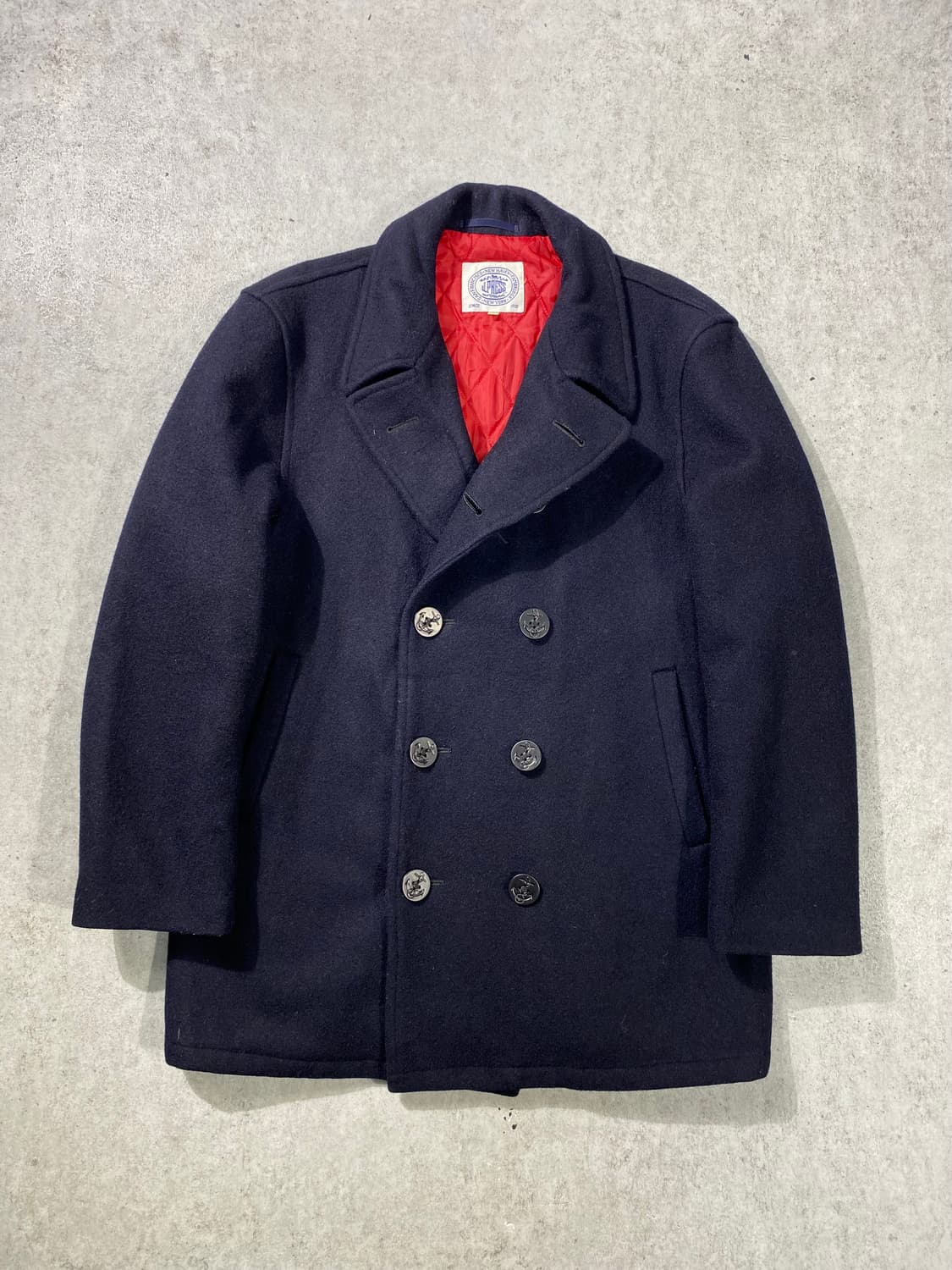 [L] 90s J.Press 제이프레스 네이비 울 피코트 상품이미지3