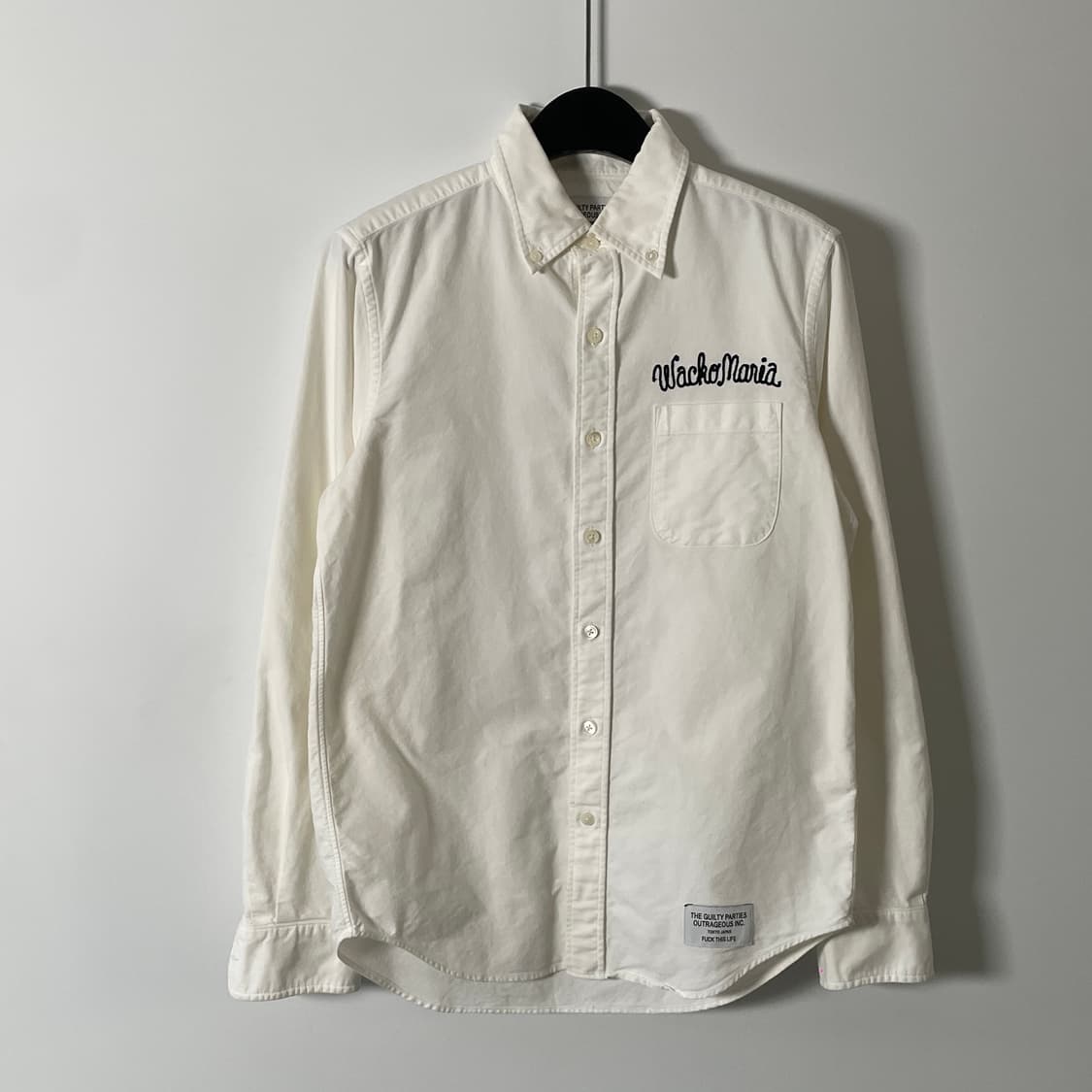14AW 와코마리아 그래픽 옥스포드 셔츠 (on.621)   상품이미지3