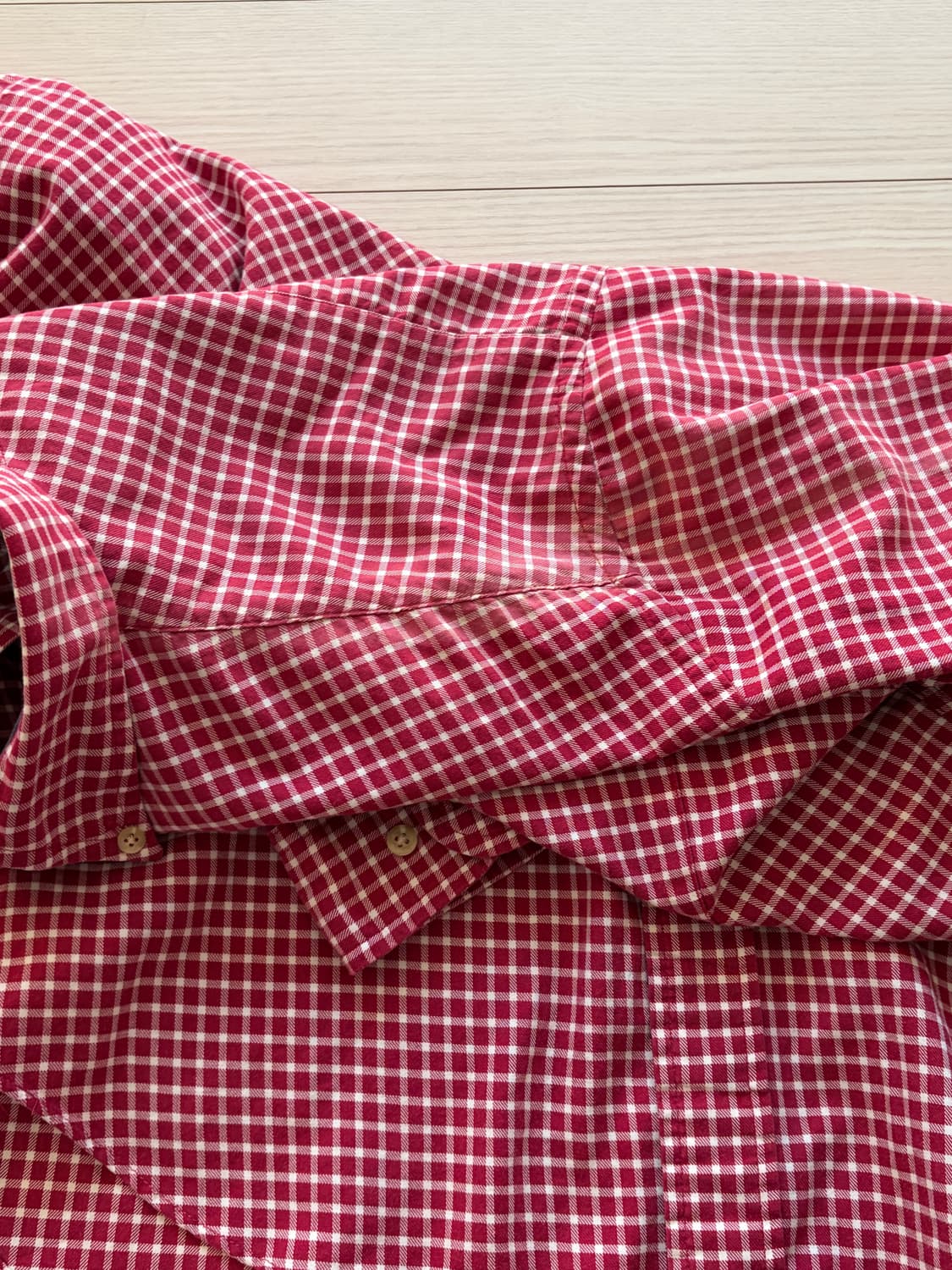 90s Tommy 타미 힐피거 체크 셔츠 M (103-105) 상품이미지8