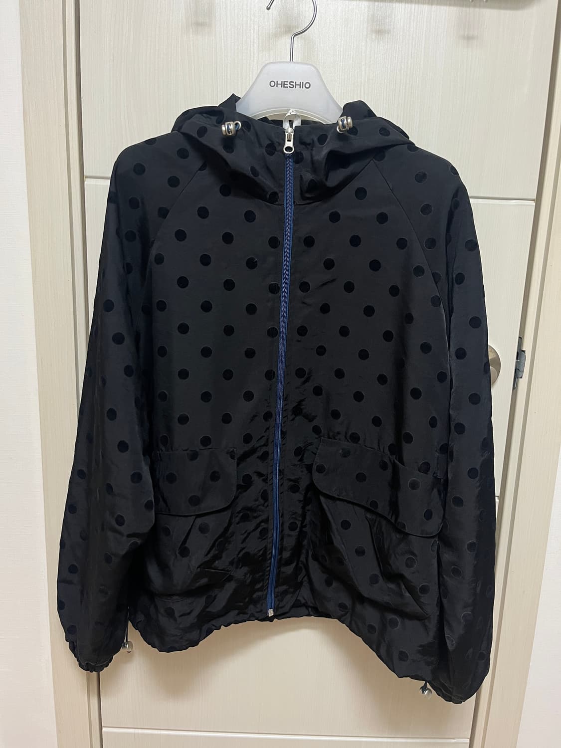 오헤시오 도트 프릴 바람막이 점퍼 상품이미지3