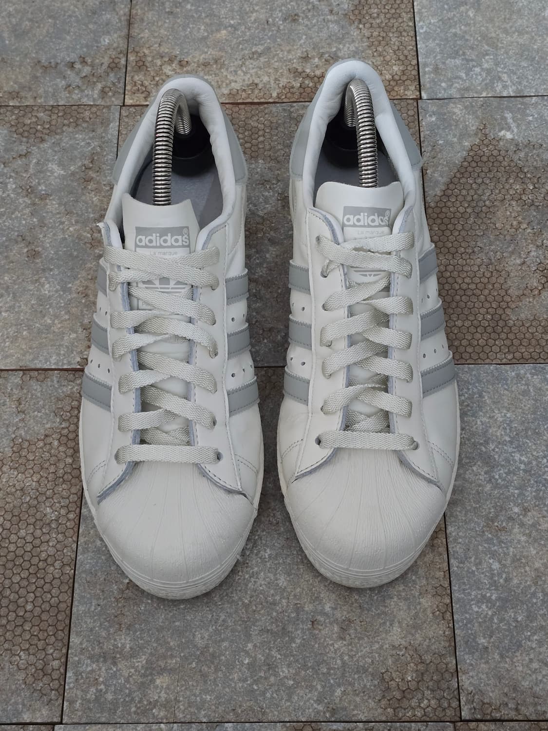 (270)아디다스 슈퍼스타 82 화이트 그레이 상품이미지2