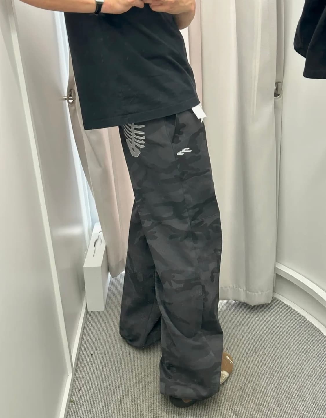 [1] 이자반X탄산 고등어 팬츠 카모 그레이 상품이미지2