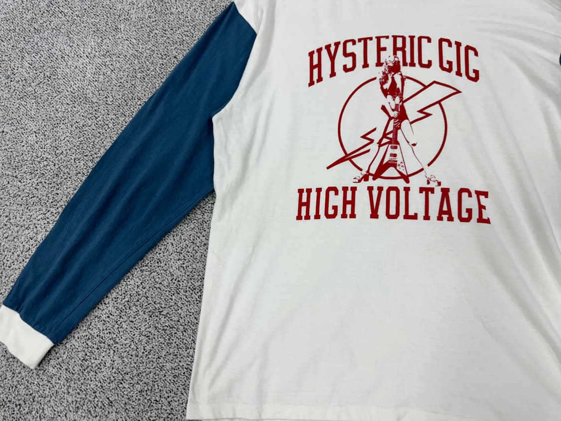 히스테릭글래머 high voltage 롱슬리브 상품이미지2