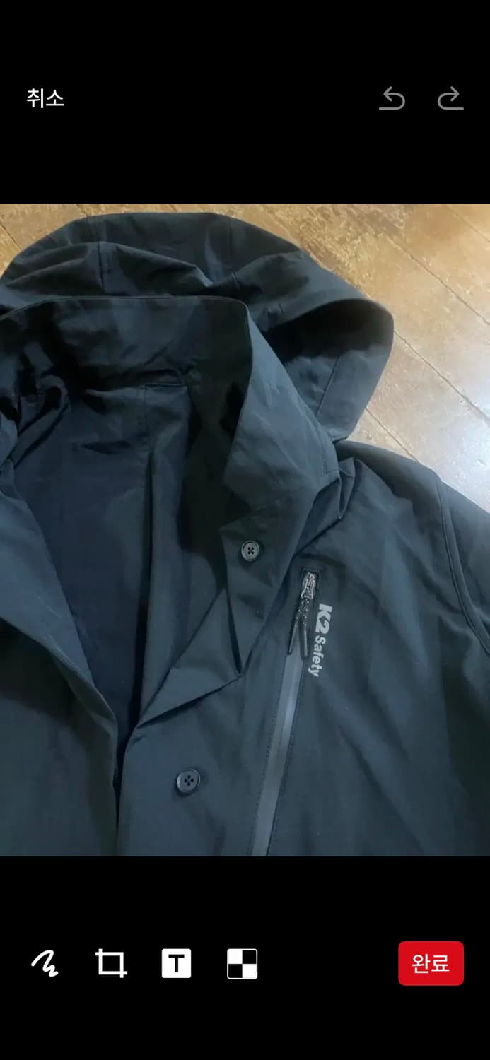 (새상품) K2 Safety 리버서블 블랙 후드 자켓 2XL 새상품 상품이미지2