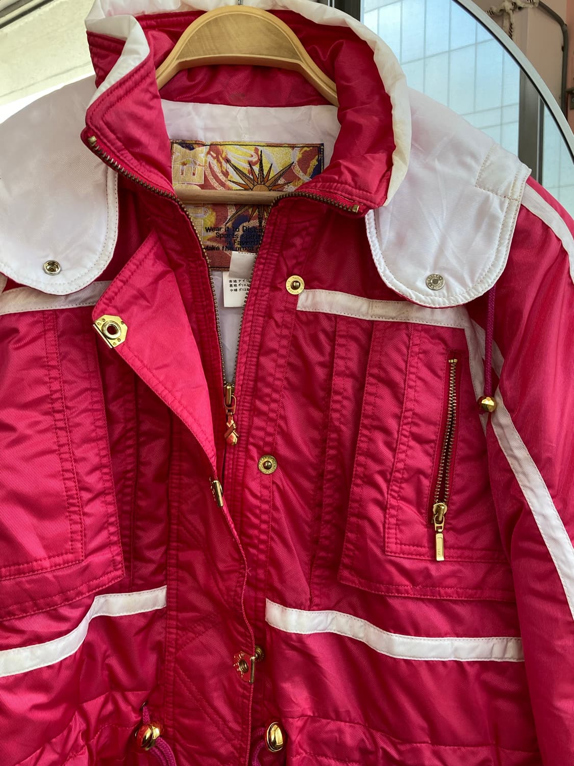 빈티지 핫핑크 스키 점퍼 상품이미지2