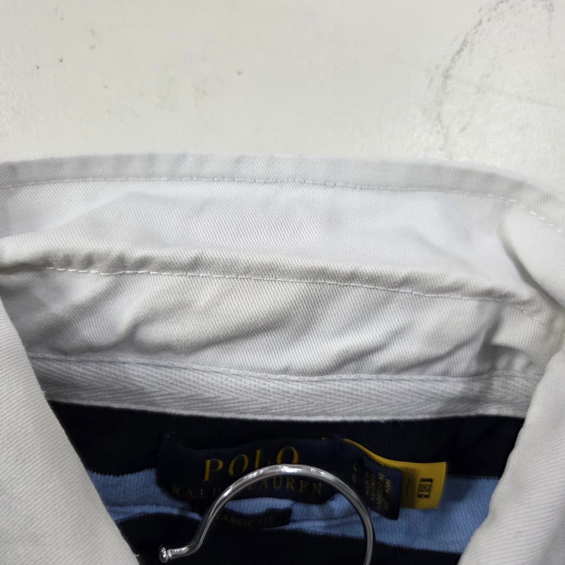 폴로랄프로렌 코튼 스트라이프 카라티 L  상품이미지6