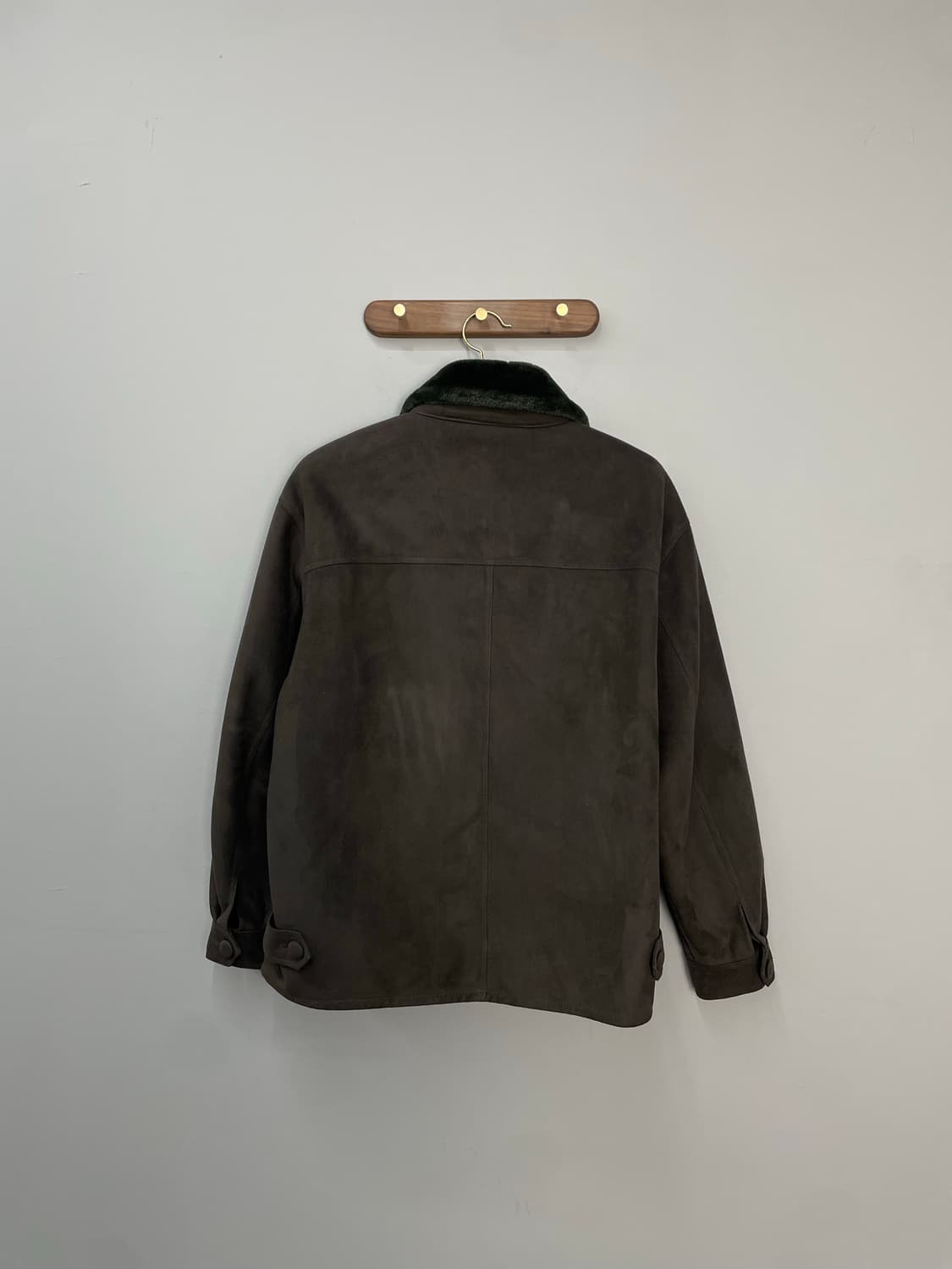 빈티지 브라운 퍼 카라 무스탕 자켓 H1609 상품이미지4