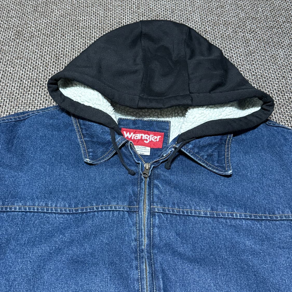 90s 랭글러 쉐르파 후드데님자켓 상품이미지4