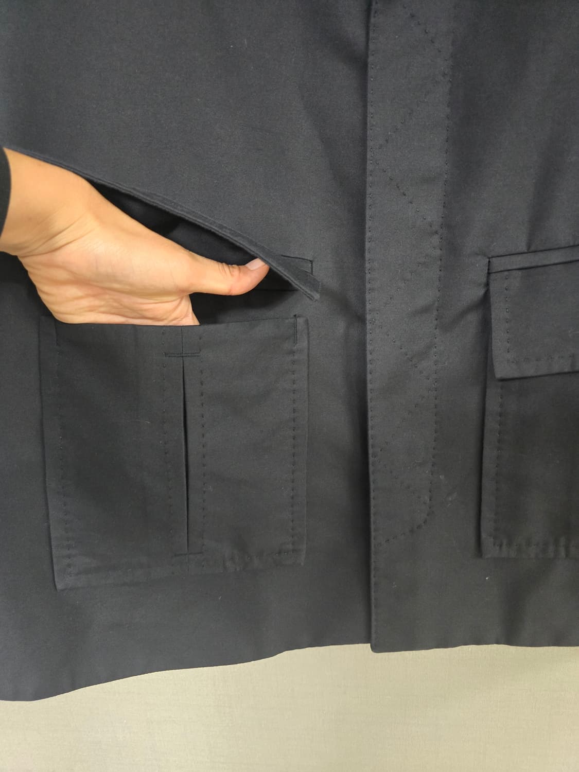 매장판 디스퀘어드2 귀여운 판초스타일 자켓 차콜 상품이미지7