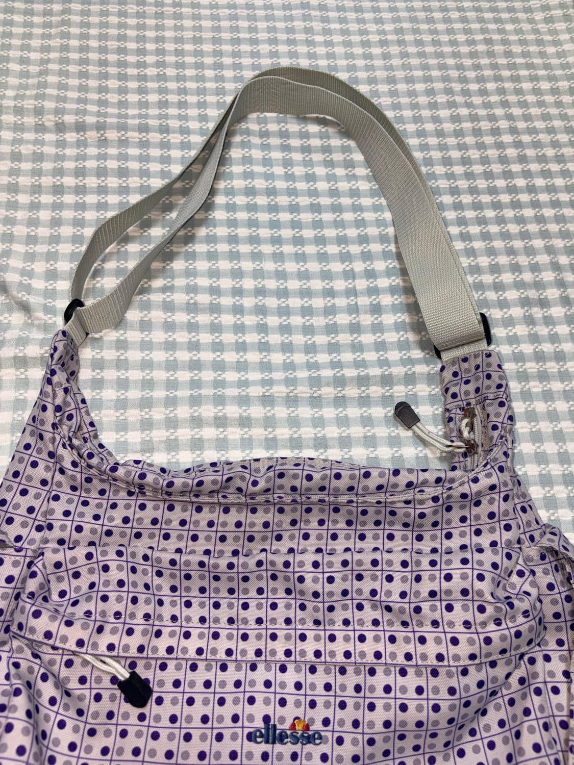 보라 도트 크로스백  상품이미지3