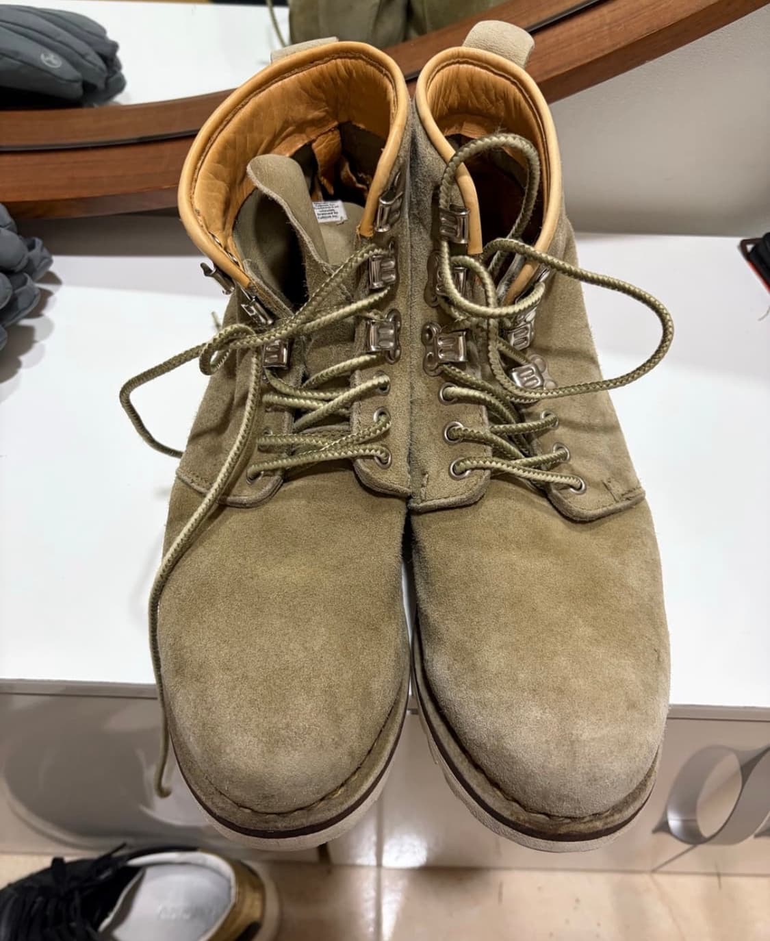 비즈빔 제르마트(Visvim Zermatt) 올리브 스웨이드 10 사이즈 상품이미지2