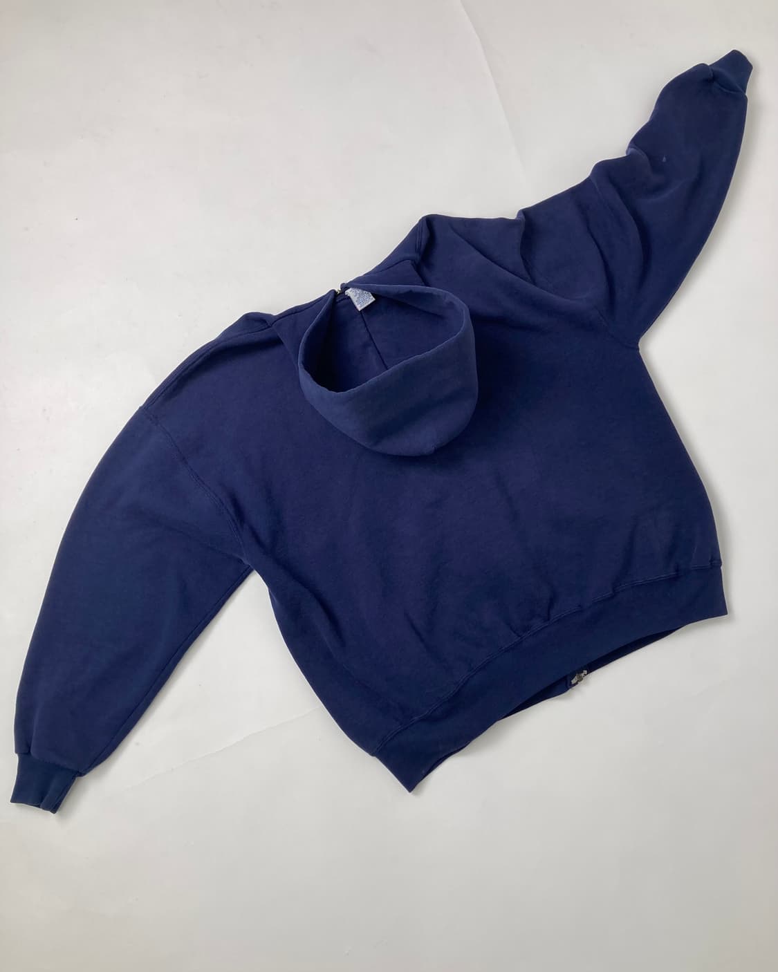 90s Russell Zip Up Hoodie (navy) 상품이미지2