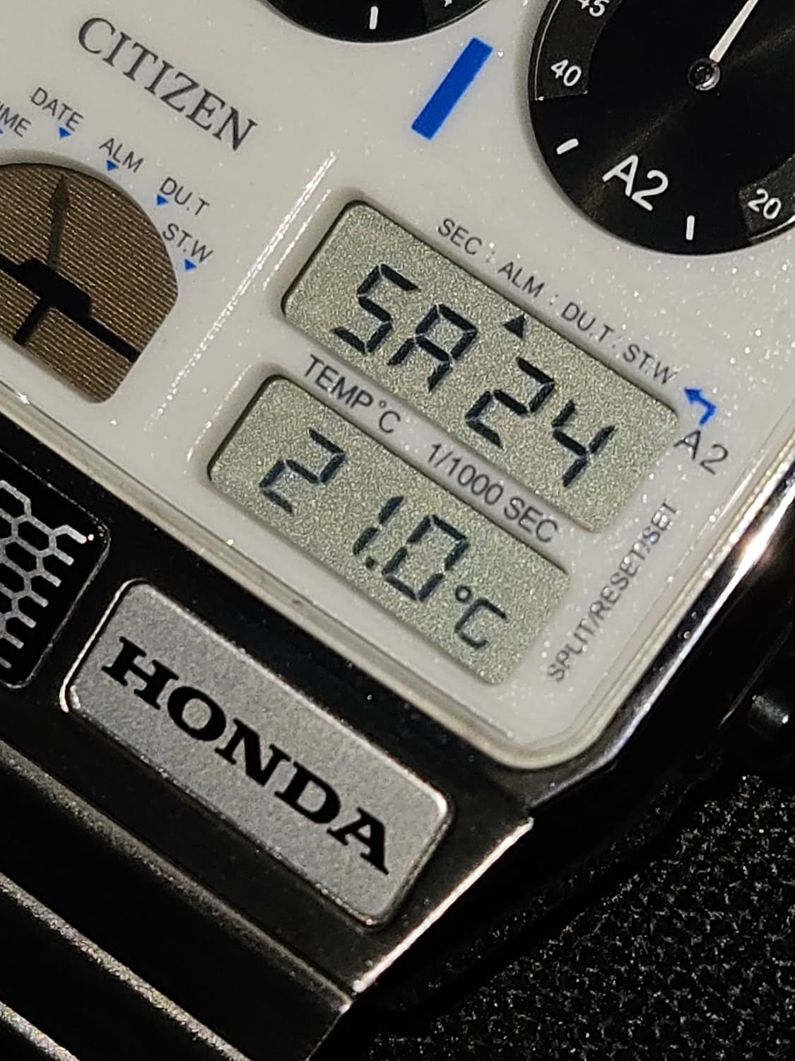 시티즌 × 혼다 아나디지 템프 프렐류드 모델(화이트) 미사용 풀세트 판매 상품이미지3