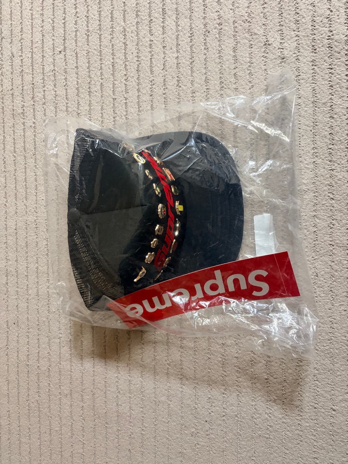 26SS 슈프림 Pins mesh Back 5-panel 모자 상품이미지2