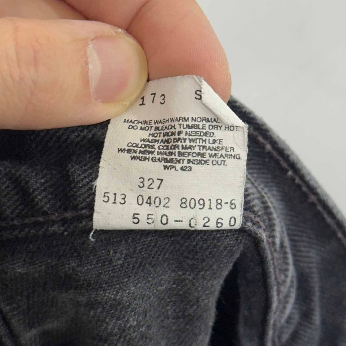 00s 리바이스 550 흑청 데님팬츠 W40 L30 상품이미지6