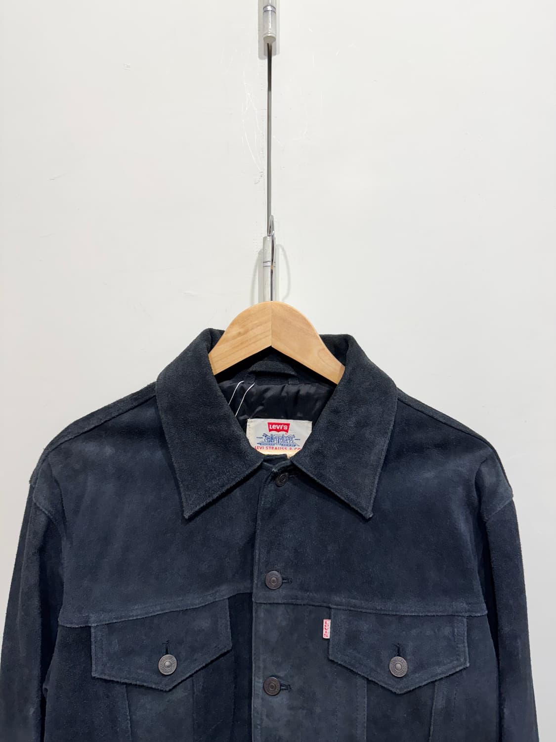 90's 리바이스 카우하이드 스웨이드 트러커 자켓 상품이미지3