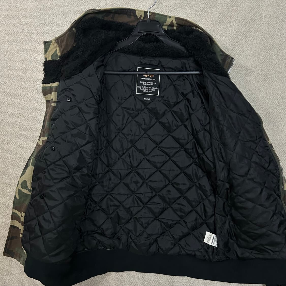 (M) 알파인더스트리 카모 점퍼  상품이미지7