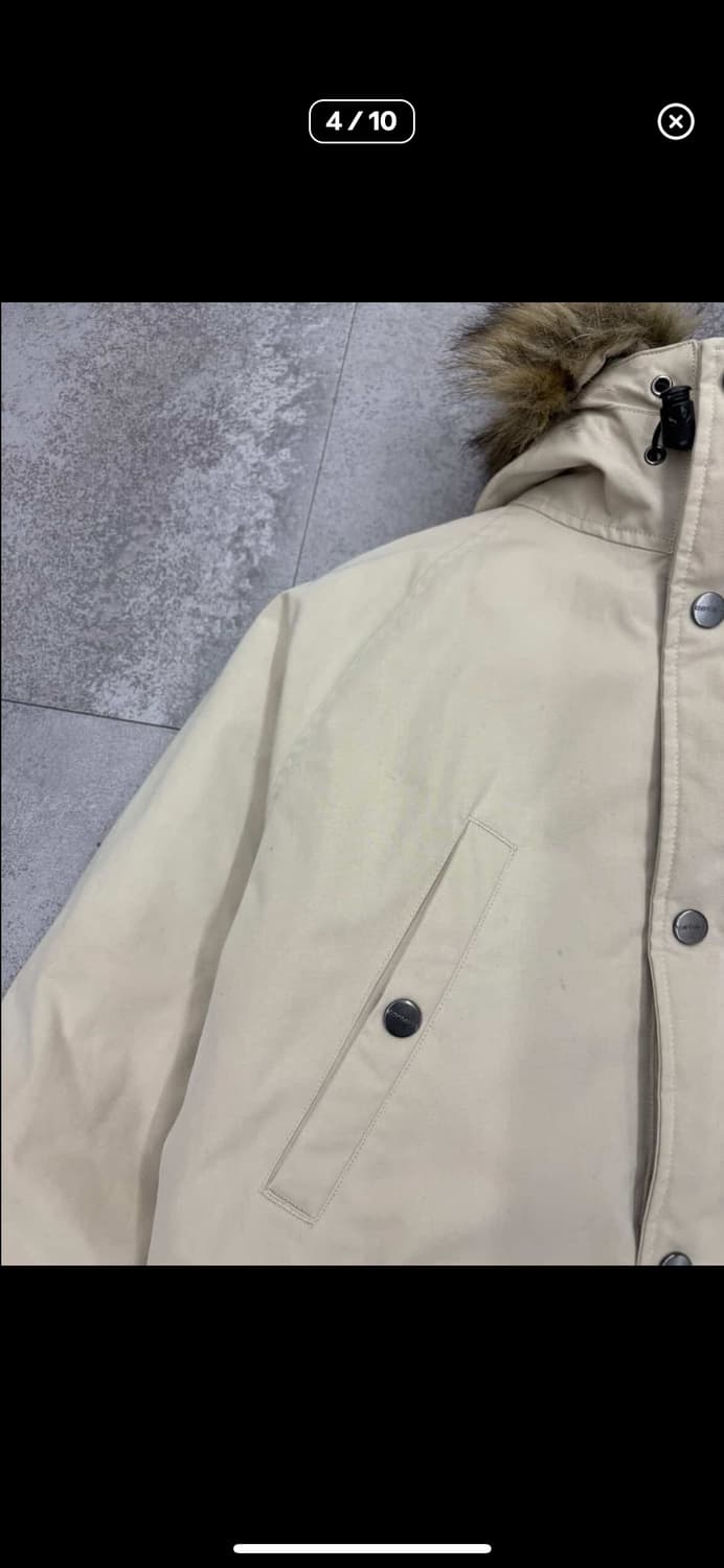 칼하트 WIP 퍼 후드 트래퍼 파카 A3209 상품이미지4