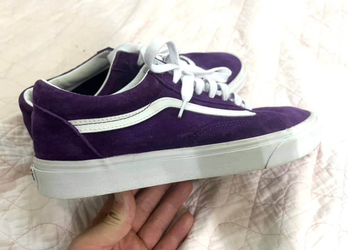 반스285 퍼플 스웨이드 판매해요 상품이미지1
