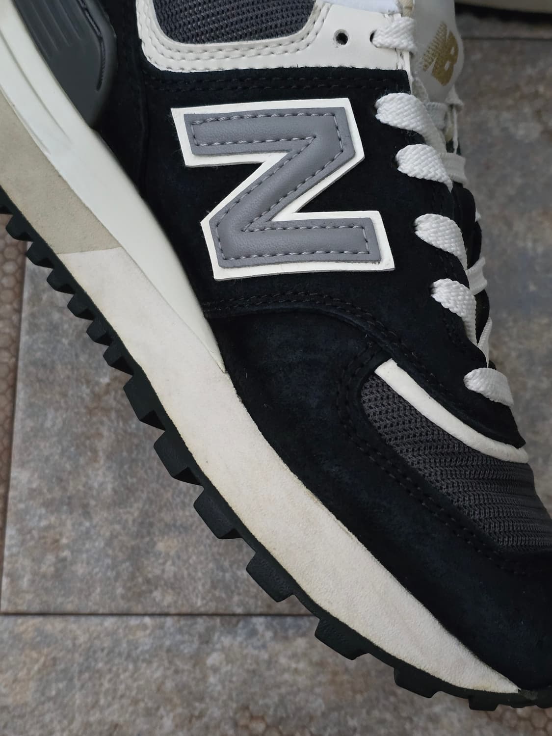 (225)뉴발란스 574 레거시 블랙 상품이미지5