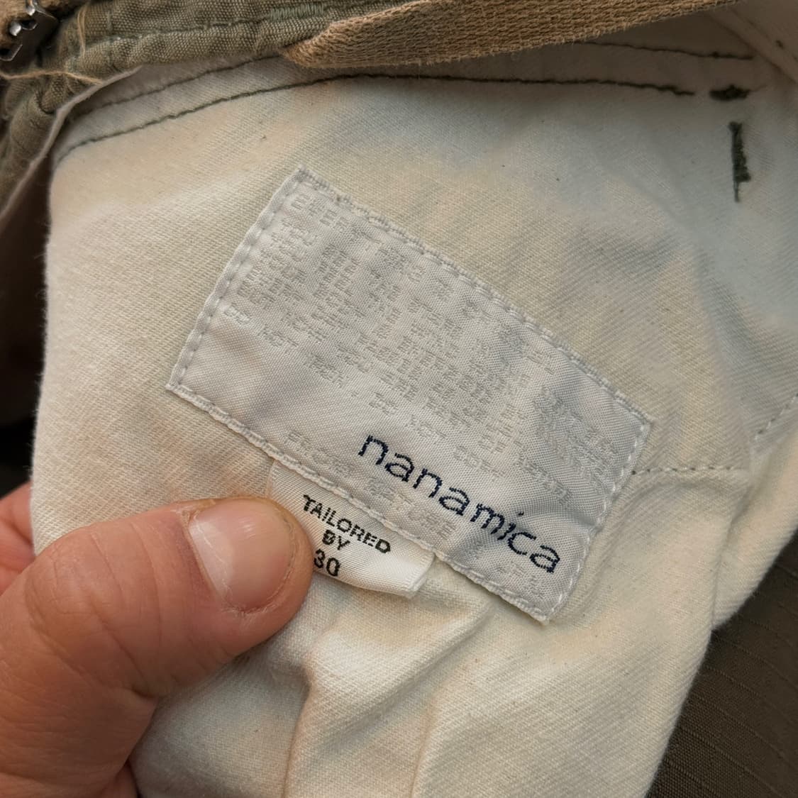 나나미카 BDU 립스탑 올리브 베이스 밀리터리 팬츠 30 31 32 상품이미지7