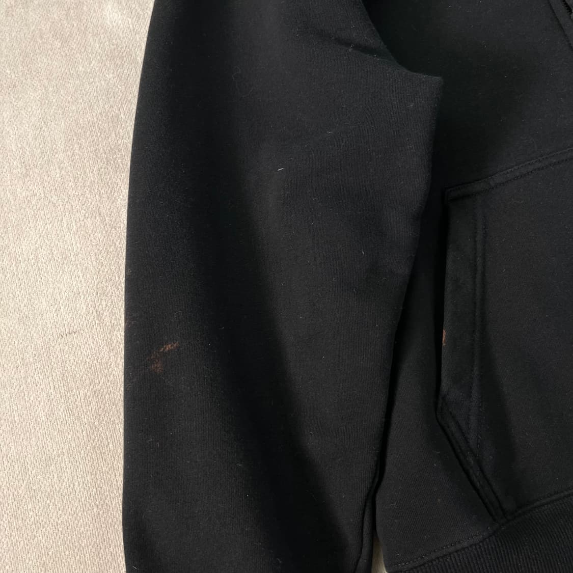 95 스투시 베이직 로고 후드집업 상품이미지6