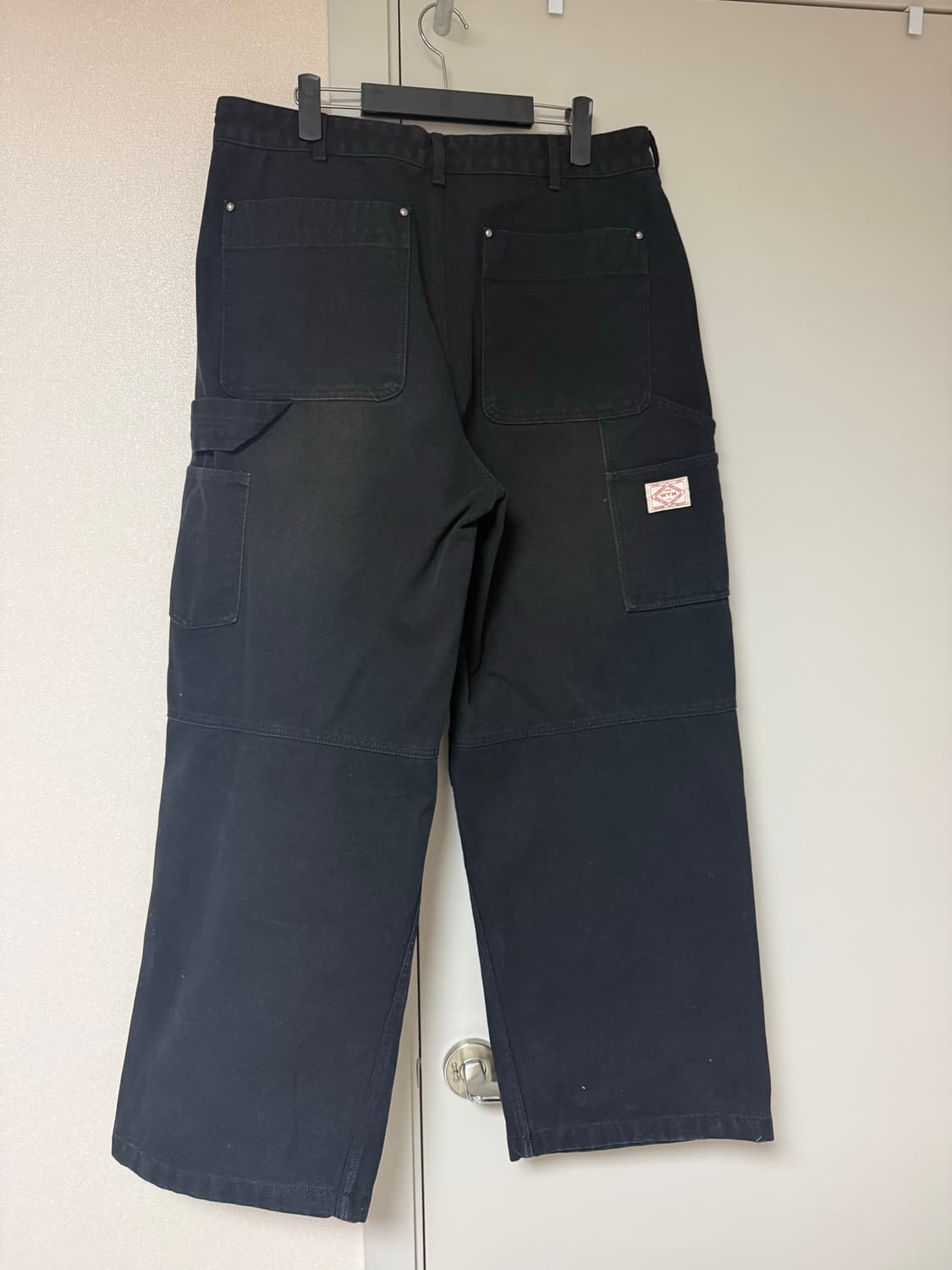 [50] 우영미 25ss 블랙 3d 와이드 데님 팬츠 상품이미지2