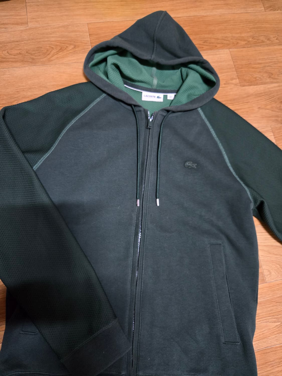 라코스테 딥그린 후드 집업 상품이미지2