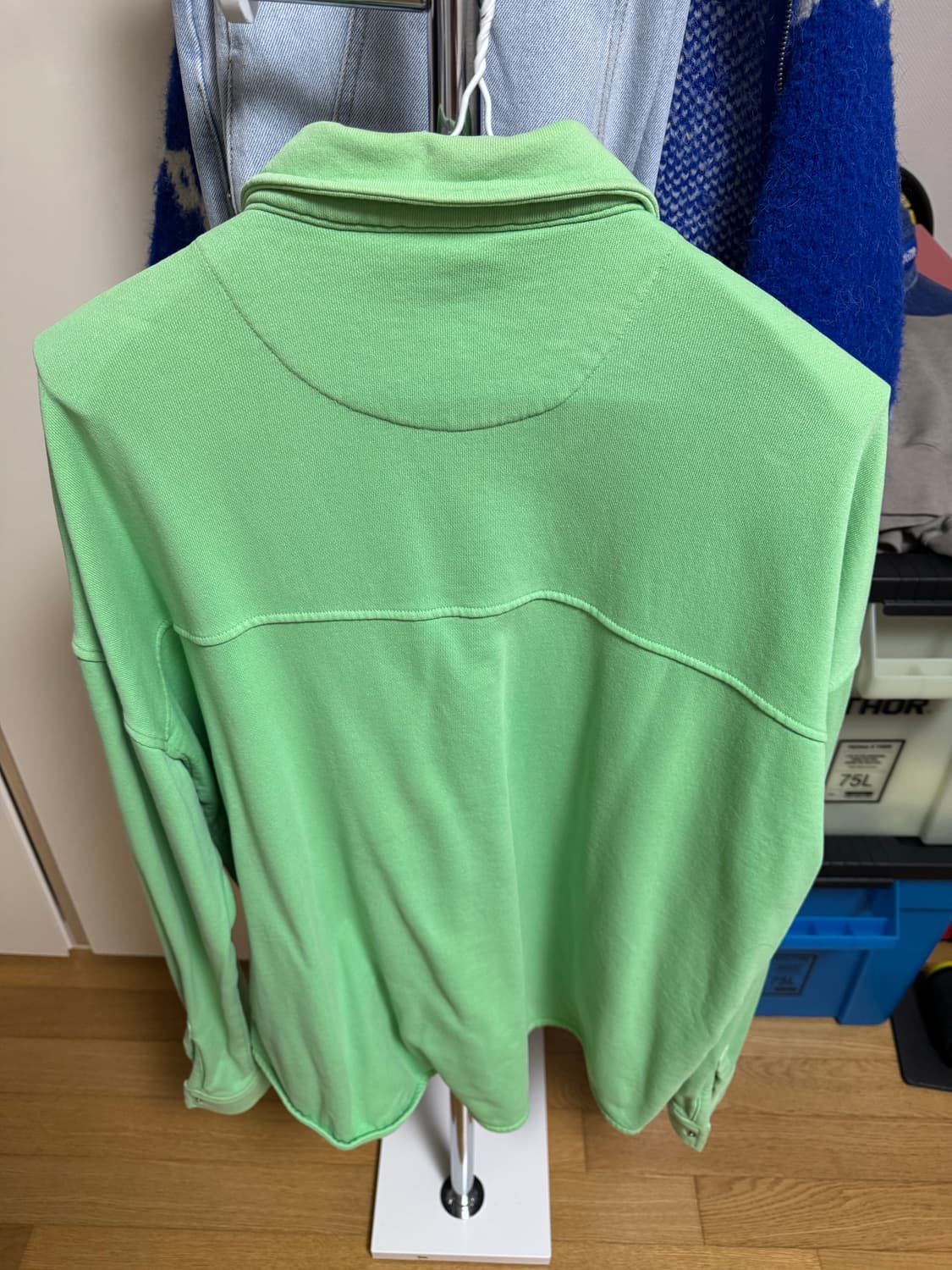 스투시 그린 셔츠 자켓 판매합니다!!!!!!!!! 상품이미지4