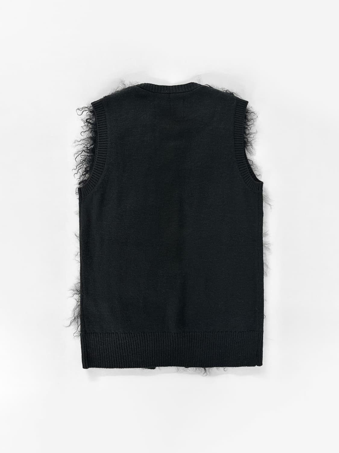 (Deadstock) 스투시 우먼 12FW 티베트램 퍼 니트 베스트 상품이미지3