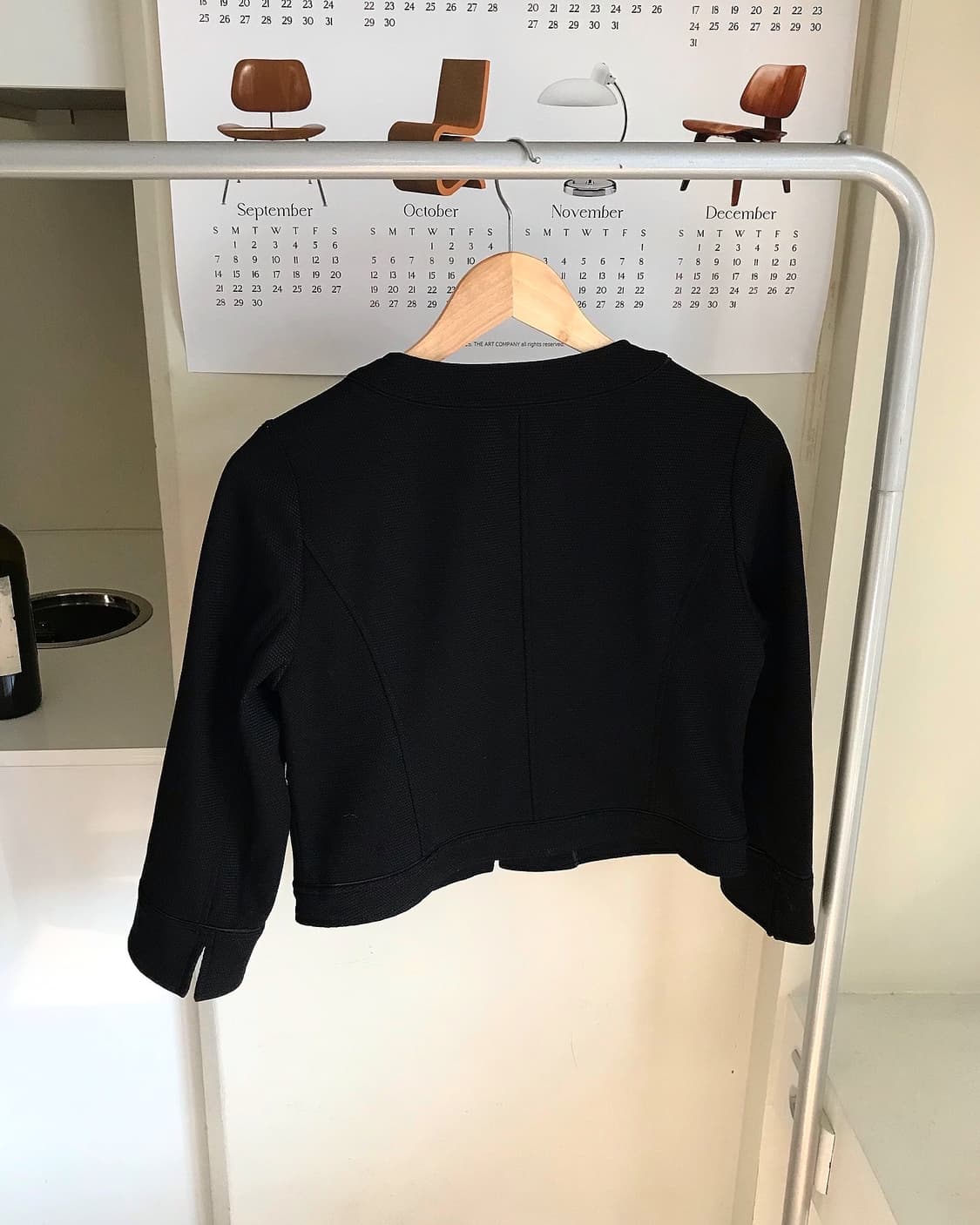 꾸레쥬 은장 라운드 크롭 트위드 자켓 상품이미지4