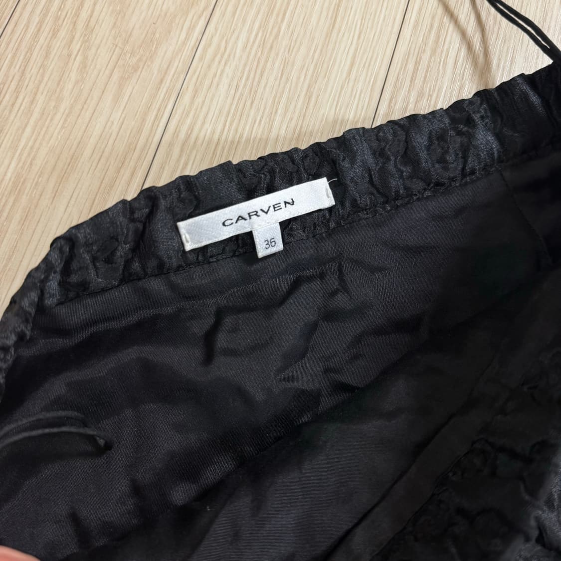 55 새상품 까르뱅 정가140만 런웨이패션쇼 블랙 치마 미니 스커트 마쥬 상품이미지8