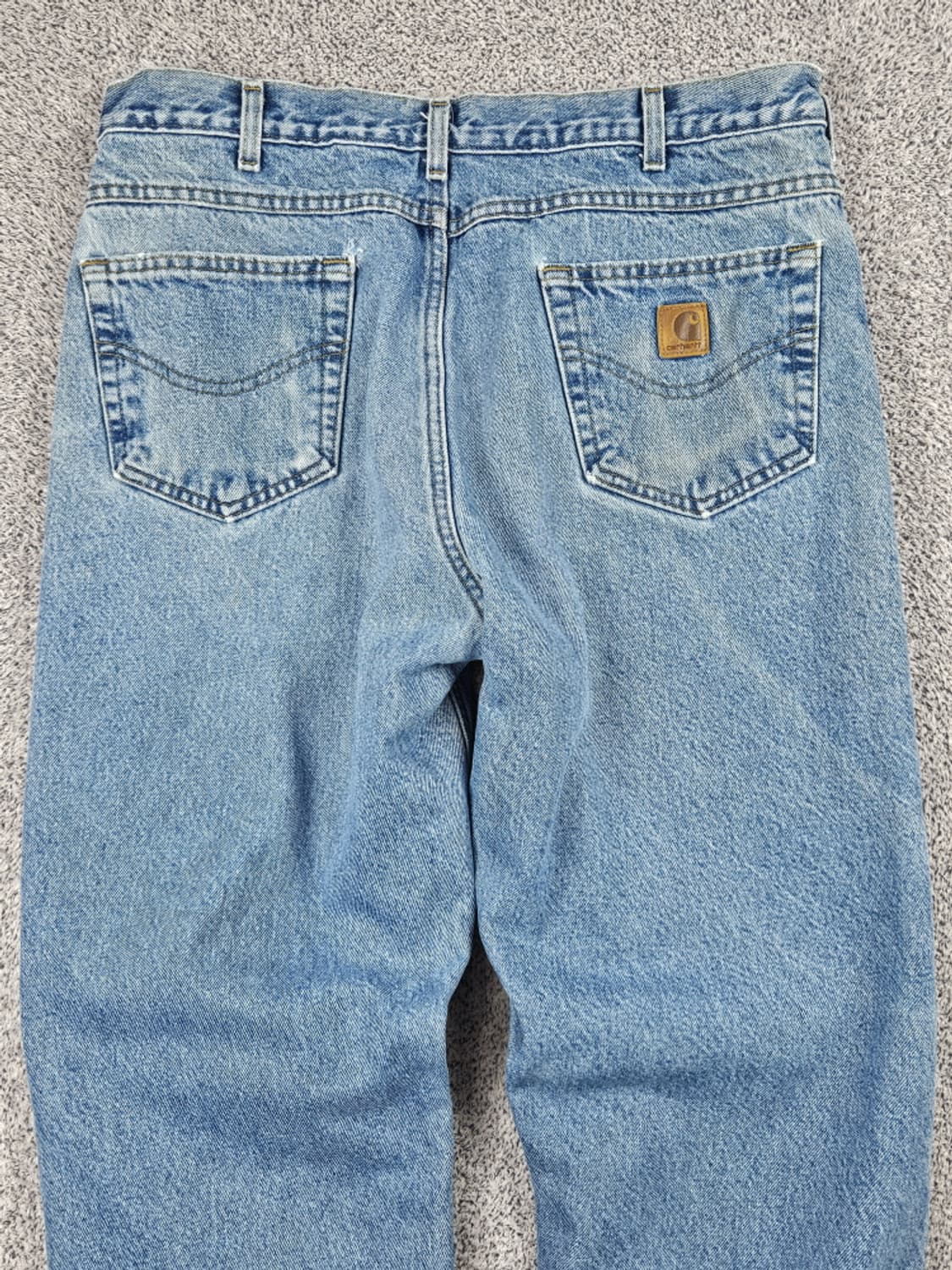 칼하트 헤비 플란넬 체크 데님 워크 팬츠 ( 36X32 ) / 10053 상품이미지10