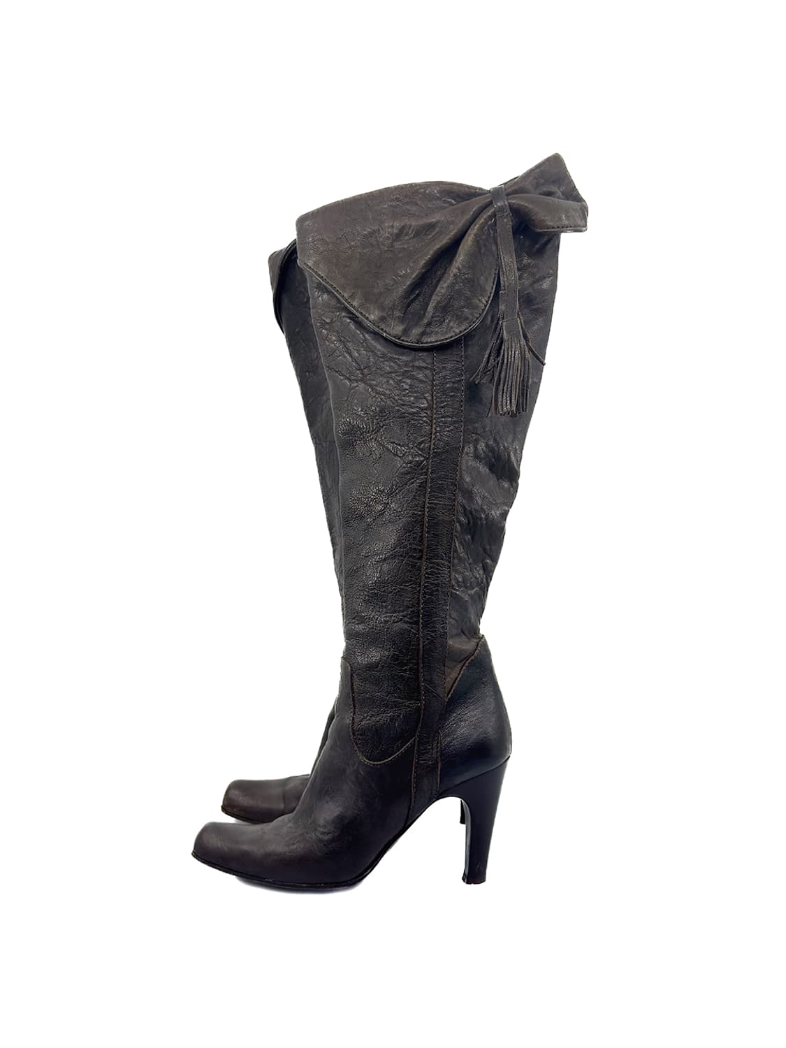 Sports Max Knee high Tassel Boots/ 37 상품이미지1