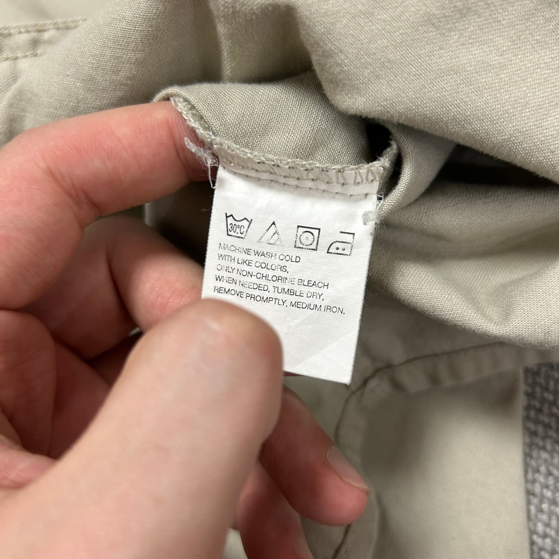 랭글러 베이지 웨스턴 셔츠(L) 상품이미지4