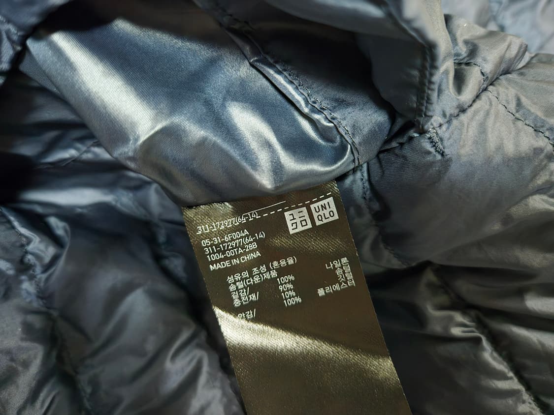 유니클로 여성 경량 다운 패딩 조끼 M 상품이미지7