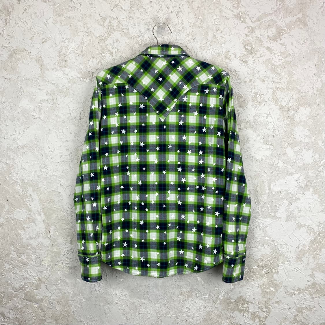 VAROSH 스타 도트 체크 웨스턴 셔츠 상품이미지4