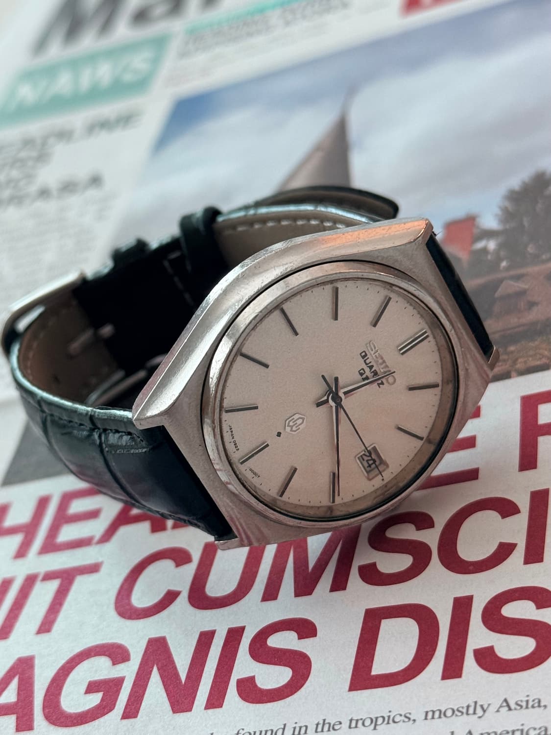 Seiko 세이코 Quartz QZ Date 상품이미지4