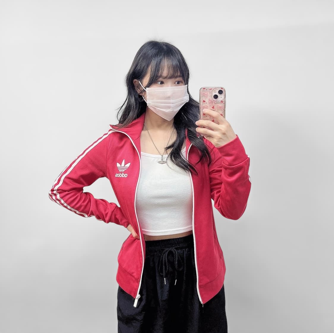 아디다스 유로파 트랙탑 져지 핑크 상품이미지1