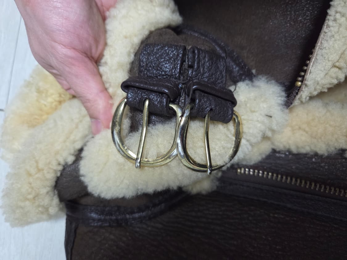 쇼트 b-3 빈티지 무스탕 상품이미지7