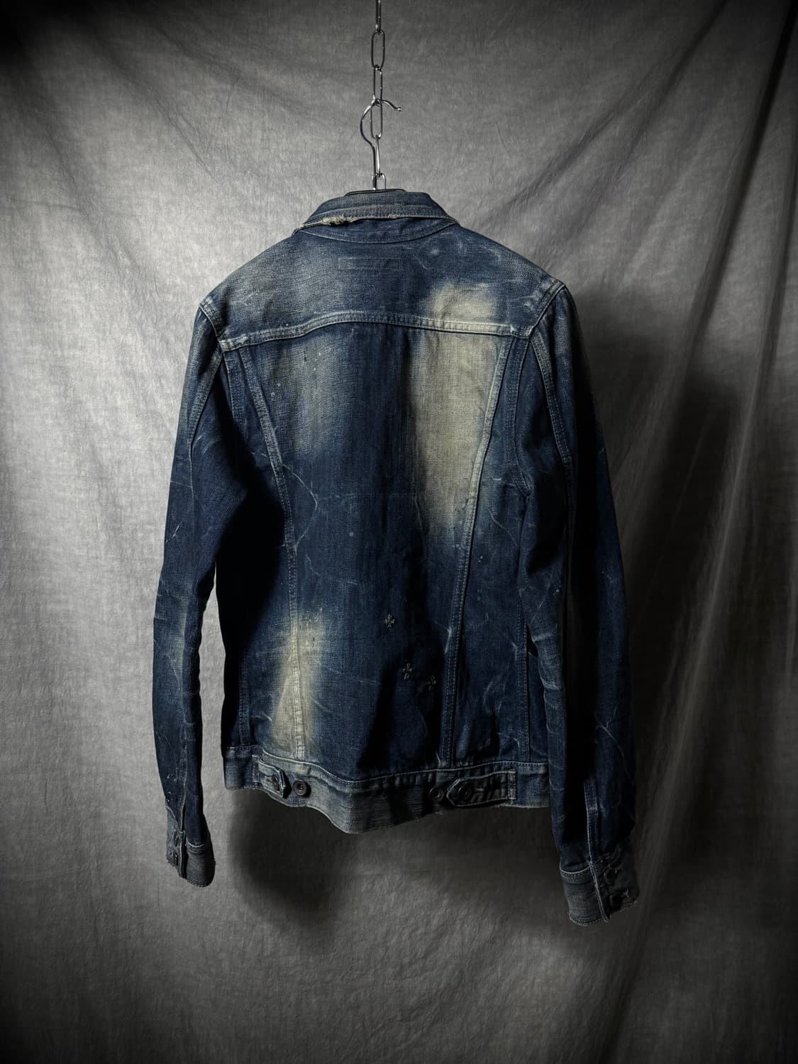 CIVARIZE Distressed Indigo Denim Jacket  상품이미지6