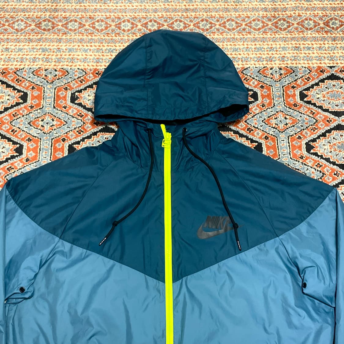 나이키 스펠로고 블루 나그랑 윈드브레이커 바람막이 남성M 상품이미지2