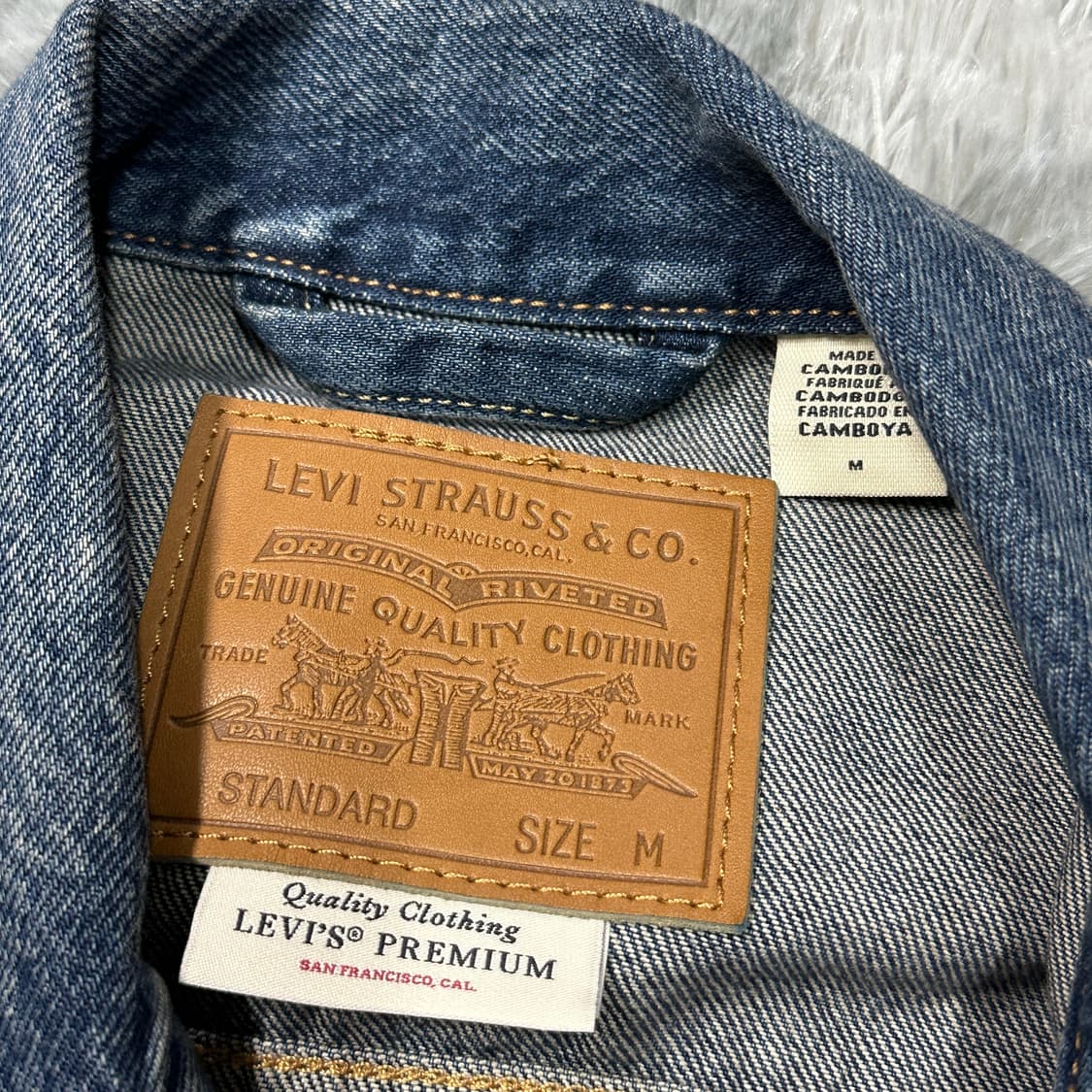 리바이스 데님 트러커 자켓 m 상품이미지3