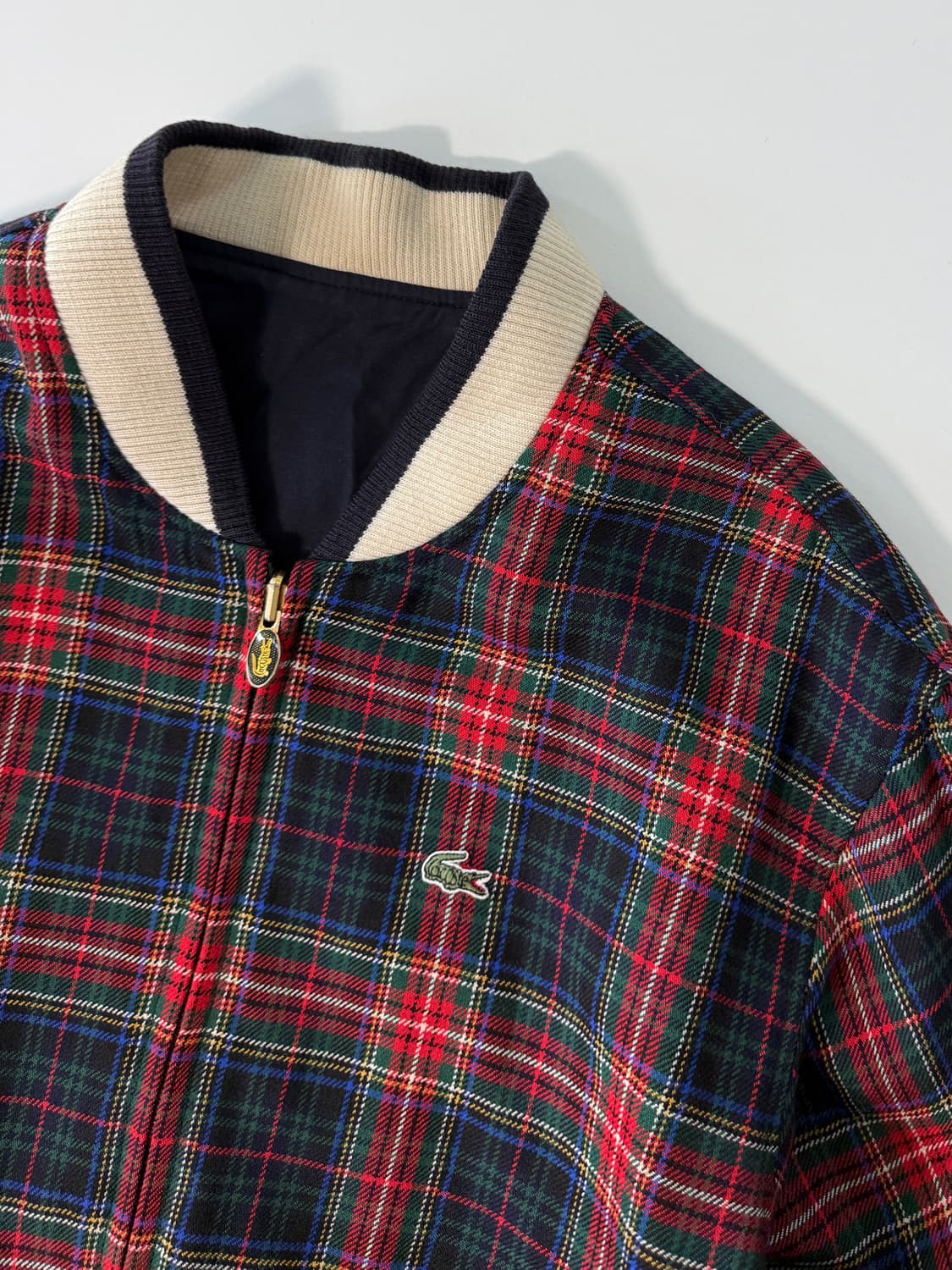 라코스테 00‘s 루즈핏 양면 모직 블루종 자켓 상품이미지5