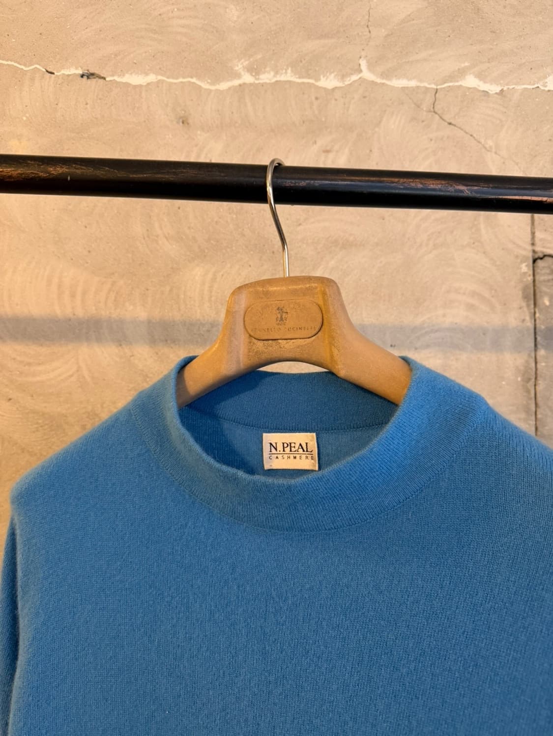 N.PEAL 캐시미어 모호크넥 니트 100 상품이미지3