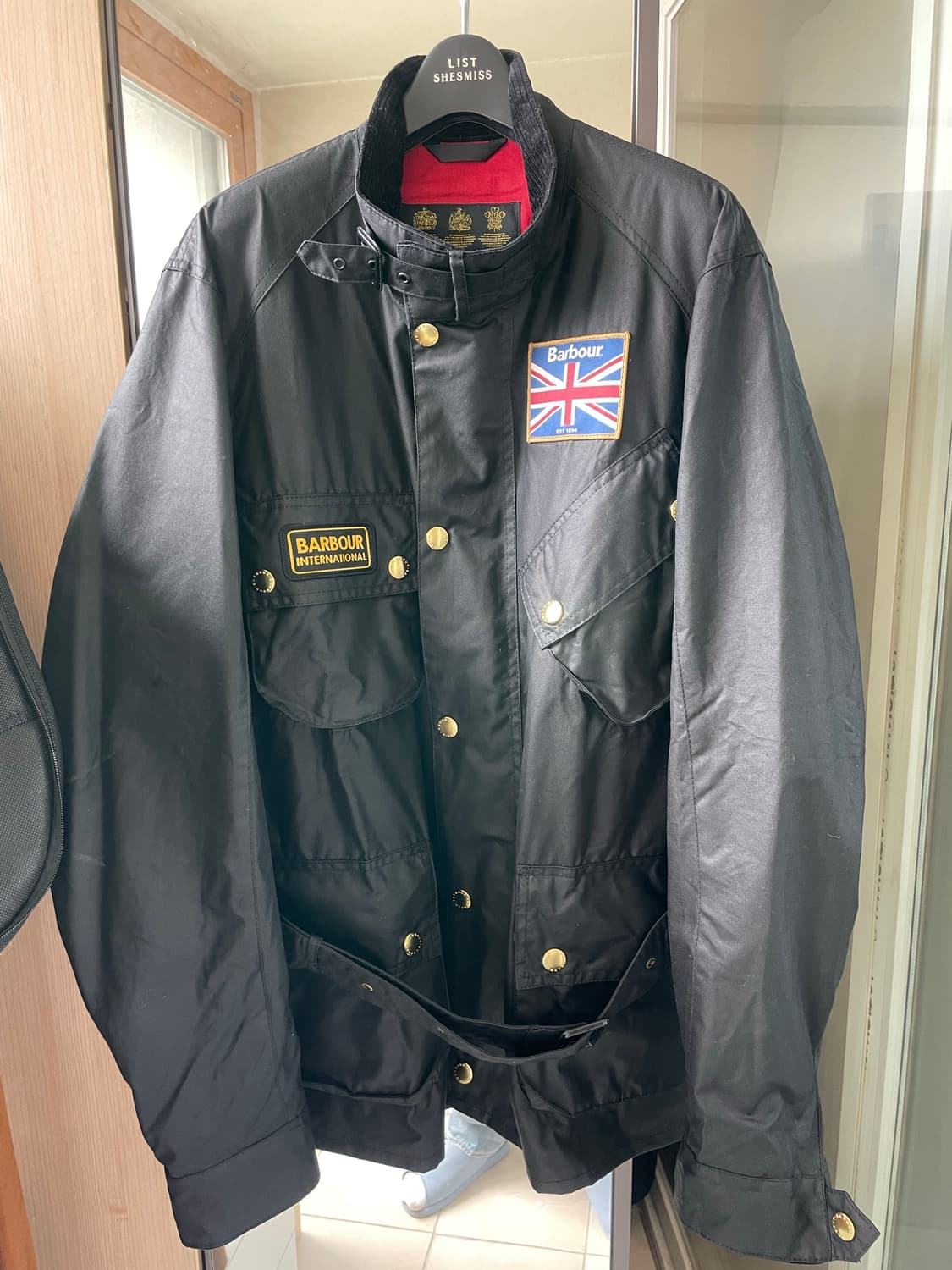 바버인터네셔널 유니온잭 왁스 자켓 상품이미지1