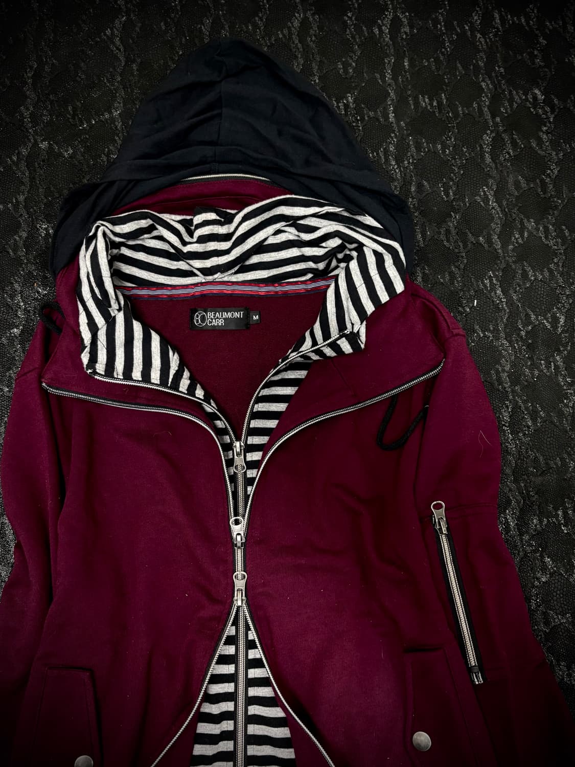 “BEAUMONT CARR” Stripe Layered Bono-Hood 상품이미지4