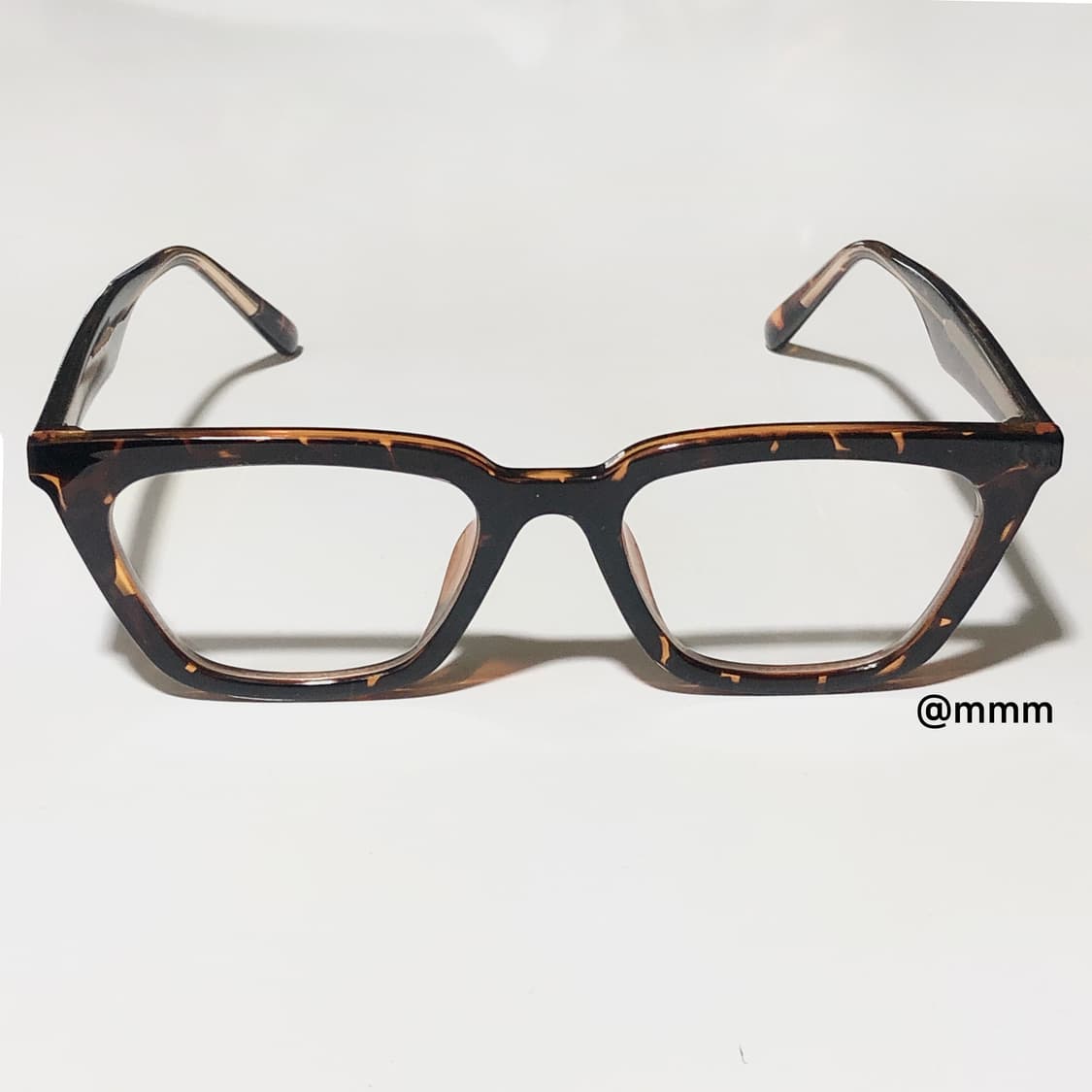 (Unisex)로랑 레오파드 스퀘어 안경 상품이미지5