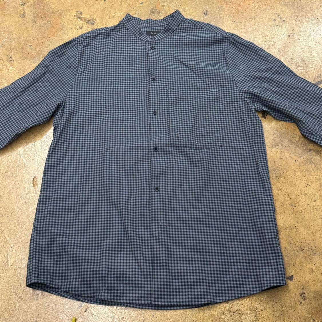 [정품/M] COS 코스 체크 셔츠 남방 b19 상품이미지3