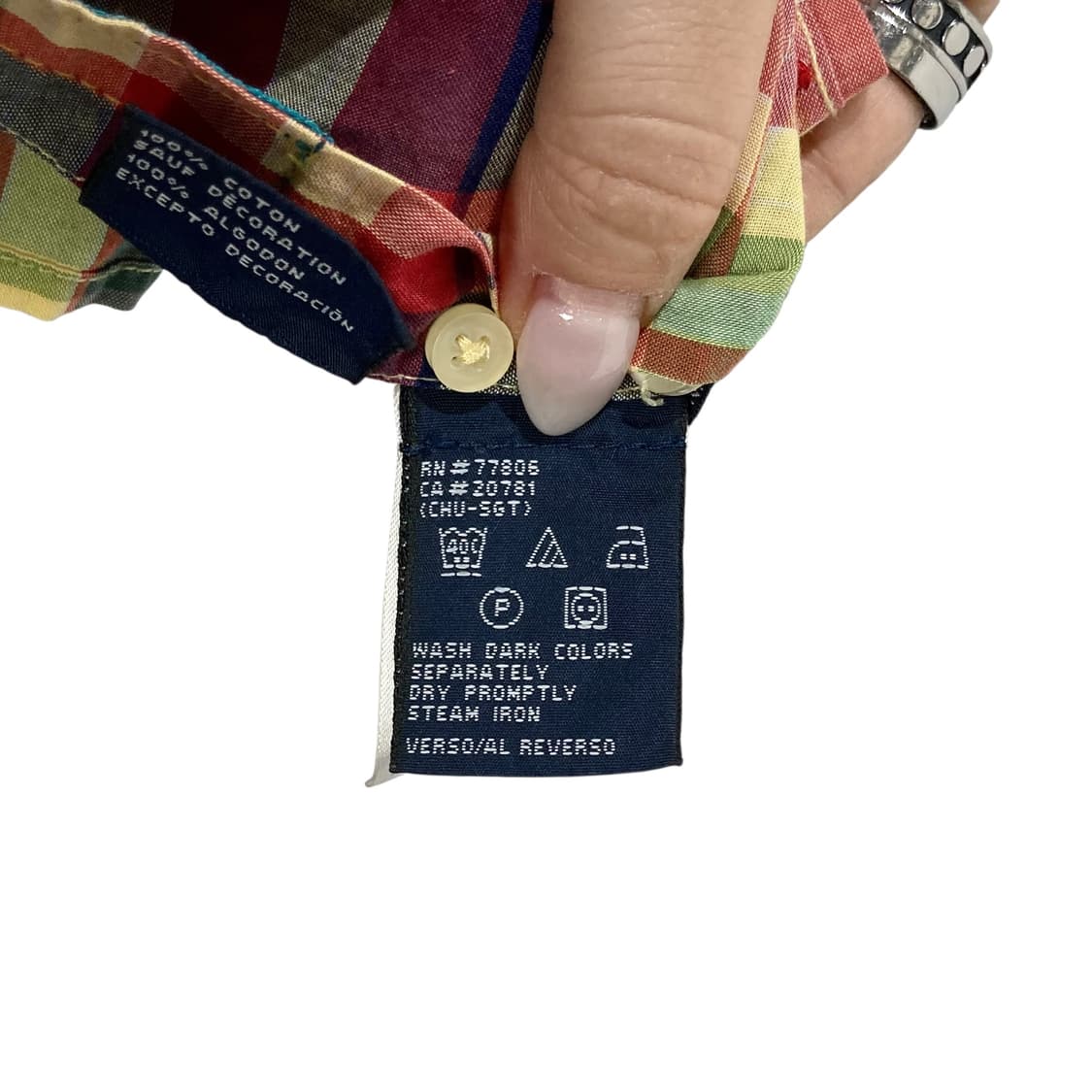 타미힐피거 체크 셔츠 상품이미지4